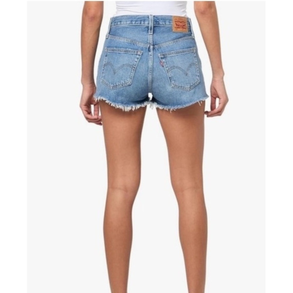 Levis 501 Jean Short Button Fly Rawhem Frayed Booty Size 27,Western Rodeo County
